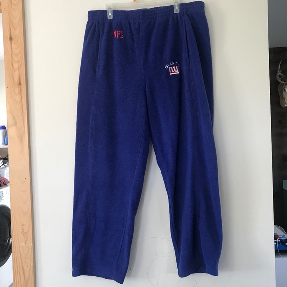 🍁5/30$!! NFL Giants Fleece Lounge Pants - Picture 1 of 13